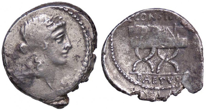 ROMANE REPUBBLICANE - CONSIDIA - C. Considius Paetus (46 a.C.) - Denario B. 3; C...