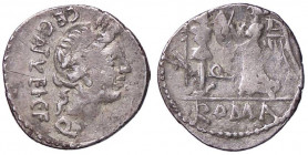 ROMANE REPUBBLICANE - EGNATULEIA - C. Egnatuleius C. f. (97 a.C.) - Quinario B. 1; Cr. 333/1 (AG g. 1,75)
BB