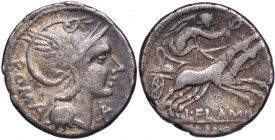 ROMANE REPUBBLICANE - FLAMINIA - L. Flaminius Chilo (109-108 a.C.) - Denario B. 1; Cr. 302/1 (AG g. 3,72)
qBB