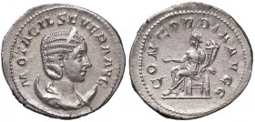 ROMANE IMPERIALI - Otacilia Severa (moglie di Filippo I) - Antoniniano C. 4; RIC 125c (AG g. 4,1)
SPL/SPL+