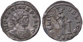 ROMANE IMPERIALI - Carino (283-285) - Antoniniano (Ticinum) C. 24; RIC 295 (MI g. 3,2)
qSPL