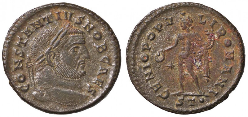 ROMANE IMPERIALI - Costanzo I (Cloro) (305-306) - Follis (Ticinum) RIC 35b (MI g...