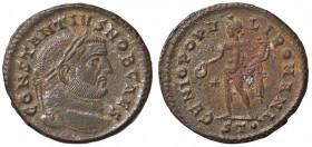 ROMANE IMPERIALI - Costanzo I (Cloro) (305-306) - Follis (Ticinum) RIC 35b (MI g. 10,31)
qSPL
