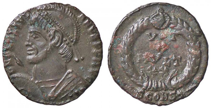 ROMANE IMPERIALI - Giuliano II (360-363) - AE 3 (Costantinopoli) (AE g. 3,12)
q...