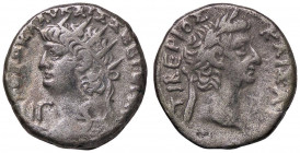 ROMANE PROVINCIALI - Nerone e Tiberio - Tetradracma (Alessandria) Sear 637 (MI g. 12,06)
BB