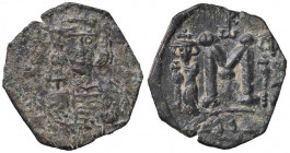 BIZANTINE - Costantino IV, Eraclio e Tiberio (668-681) - Follis (Siracusa) Ratto 1663; Sear 1207 (AE g. 2,4)
BB