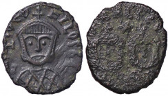 BIZANTINE - Teofilo, Michele II e Costantino (832-839) - Follis (Siracusa) Ratto 1835/1837; Sear 1680 (AE g. 3,13)
BB/MB