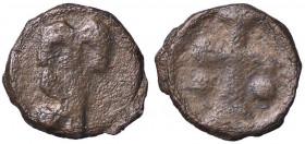 BIZANTINE - Costantino VII, Romano I e Cristoforo (921-931) - AE 17 (Cherson) Ratto 1910; Sear 1772 (AE g. 3,17)
qBB