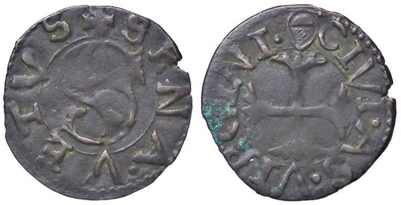 ZECCHE ITALIANE - SIENA - Repubblica (1404-1555) - Quattrino MIR 534/3 (CU g. 0,...