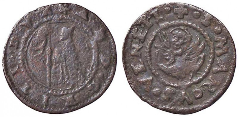 ZECCHE ITALIANE - VENEZIA - Andrea Gritti (1523-1538) - Quattrino Pao. 15 (MI g....