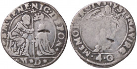 ZECCHE ITALIANE - VENEZIA - Nicolò da Ponte (1578-1585) - 40 Soldi Pao. 6 R (AG g. 8,42)
meglio di MB