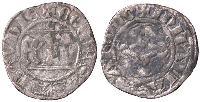 SAVOIA - Amedeo VIII Conte (1398-1416) - Quarto di grosso MIR 116 NC (MI g. 1,37...