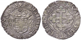 SAVOIA - Emanuele Filiberto (1553-1580) - Grosso 155? Aosta MIR 529 NC (MI g. 1,82)I tipo
 I tipo - 
BB