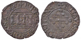 SAVOIA - Emanuele Filiberto (1553-1580) - Quarto di grosso (Aosta) MIR 540b NC (MI g. 0,66)II tipo
 II tipo - 
BB+