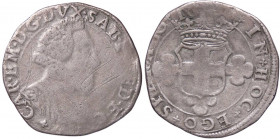 SAVOIA - Carlo Emanuele I (1580-1630) - 2 Fiorini 16?? MIR 647 R (AG g. 5,61)III tipo
 III tipo - 
MB+/BB