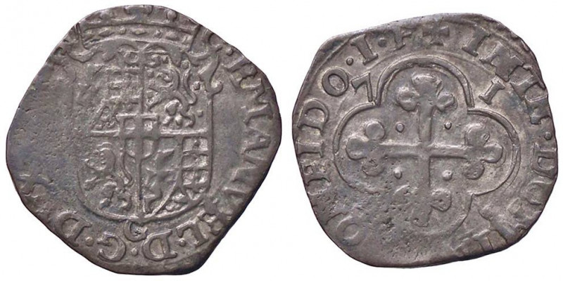 SAVOIA - Carlo Emanuele I (1580-1630) - Soldo 1587 IF MIR 661v NC (MI g. 1,63)II...