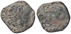 SAVOIA - Carlo Emanuele II, secondo periodo (1648-1675) - 2 Denari 1664 MIR 829a R CU
BB