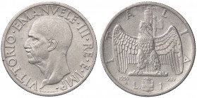 SAVOIA - Vittorio Emanuele III (1900-1943) - Lira 1936 XIV Impero Pag. 789; Mont. 218 R NI Segnetti
 Segnetti
BB+