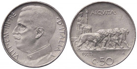 SAVOIA - Vittorio Emanuele III (1900-1943) - 50 Centesimi 1925 L Pag. 806; Mont. 243 NI
SPL+/qFDC