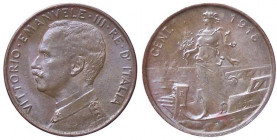 SAVOIA - Vittorio Emanuele III (1900-1943) - Centesimo 1918 Prora Pag. 955; Mont. 432 R CU
FDC