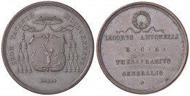 MEDAGLIE - PAPALI - Sede Vacante (1846) - Medaglia 1846 Boccia 101; Bart. p. 268 R AE Ø 33Tesoriere Generale Monsignore Giacomo Antonelli
 Tesoriere ...