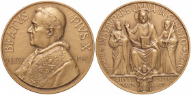 MEDAGLIE - PAPALI - Pio XII (1939-1958) - Medaglia 1951 - Beatificazione di Pio X AE Ø 60 In scatola
 In scatola
FDC