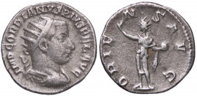 MEDAGLIE - PERSONAGGI - Gordiano III (238-244) - Medaglia (AG g. 3,72) Ø 21
BB