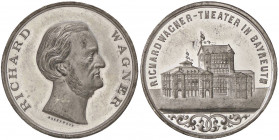 MEDAGLIE - PERSONAGGI - Richard Wagner (musicista) (1813-1833) - Medaglia MB Ø 41
SPL+