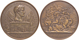 MEDAGLIE - NAPOLEONICHE - Napoleone Bonaparte Generale - Medaglia A. VIII - Commemorazione della battaglia di Marengo AE Opus: Andrieu Ø 59BRONZE 1981...