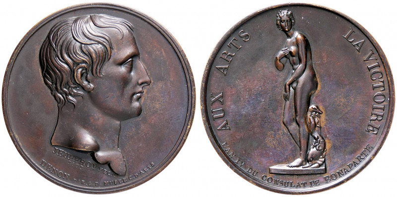 MEDAGLIE - NAPOLEONICHE - Napoleone I, Console (1801-1804) - Medaglia 1803 - La ...