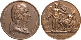 MEDAGLIE - NAPOLEONICHE - Napoleone I, Console (1801-1804) - Medaglia A. VIII - Avvento al Consolato Julius 829 AE Opus: Petit Ø 51BRONZE sul bordo
 ...