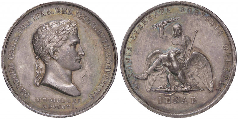 MEDAGLIE - NAPOLEONICHE - Napoleone I, Imperatore (1804-1814) - Medaglia 1806 - ...