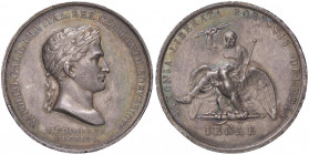 MEDAGLIE - NAPOLEONICHE - Napoleone I, Imperatore (1804-1814) - Medaglia 1806 - Battaglia di Jena AG Opus: Andrieu Ø 40 Colpetti
 Colpetti
BB-SPL