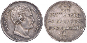 MEDAGLIE - NAPOLEONICHE - Napoleone I, Imperatore (1804-1814) - Medaglia IV anno di consolato AG Opus: Andrieu Ø 24 Colpetti
 Colpetti
BB+