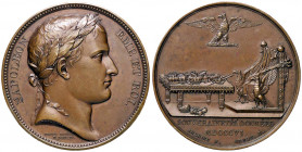 MEDAGLIE - NAPOLEONICHE - Napoleone I, Imperatore (1804-1814) - Medaglia 1806 - Battaglia di Jena AE Opus: Andrieu Ø 40 Colpetto
 Colpetto
SPL