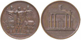 MEDAGLIE - NAPOLEONICHE - Napoleone I, Imperatore (1804-1814) - Medaglia 1809 - Rottura Trattato di Presburgo AE Opus: Andrieu Ø 40 Colpo al R/
 Colp...