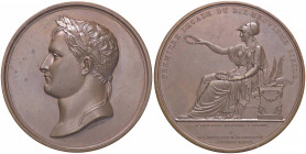 MEDAGLIE - NAPOLEONICHE - Napoleone I, Imperatore (1804-1814) - Medaglia 1810 - Prima decade del nuovo centenario AE Opus: Andrieu Ø 68 Segnetti al R/...