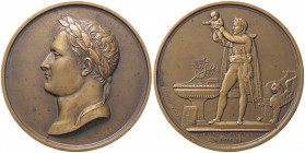 MEDAGLIE - NAPOLEONICHE - Napoleone I, Imperatore (1804-1814) - Medaglia 1811 - Battesimo del Re di Roma AE Opus: Andrieu Ø 68BRONZE sul bordo Colpett...