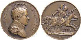 MEDAGLIE - NAPOLEONICHE - Napoleone I, Imperatore (1804-1814) - Medaglia 1813 - Battaglia di Lutzen AE Opus: Andrieu Ø 41BRONZE sul bordo
 BRONZE sul...