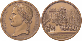 MEDAGLIE - NAPOLEONICHE - Napoleone I, Imperatore (1804-1814) - Medaglia 1840 - Funerale dell'Imperatore AE Opus: Montagny Ø 59BRONZE sul bordo Colpet...