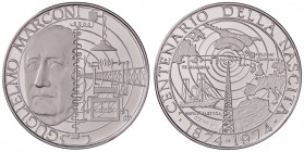 MEDAGLIE - REPUBBLICA - Medaglia 1974 - Guglielmo Marconi, centenario della nascita (AG g. 22,17) Ø 43
FS