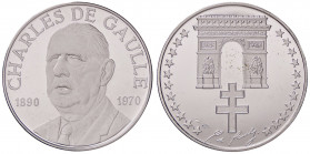 MEDAGLIE ESTERE - FRANCIA - Quinta Repubblica (1959) - Medaglia 1970 - Charles de Gaulle (AG g. 22,25) Ø 43
FS
