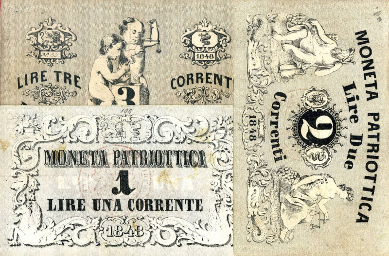 CARTAMONETA - LOMBARDO-VENETO - Moneta Patriottica di Venezia 1848 Unifaccia Lot...