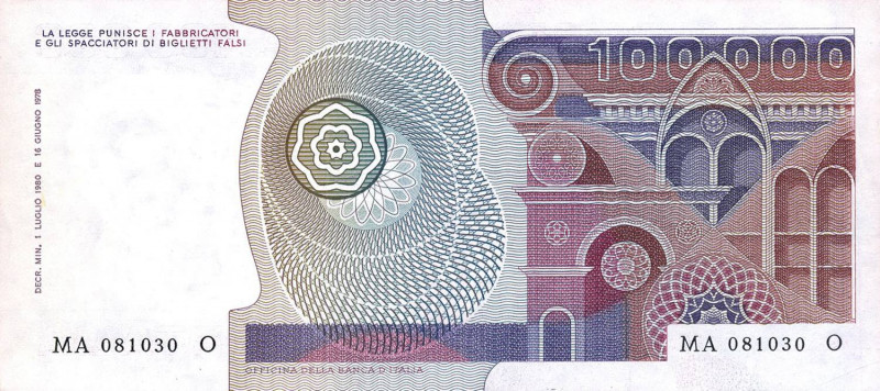 CARTAMONETA - BANCA d'ITALIA - Repubblica Italiana (monetazione in lire) (1946-2...