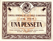 CARTAMONETA ESTERA - ANDORRA - Peseta 1936
qFDS