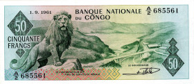 CARTAMONETA ESTERA - CONGO REP. DEMOCRATICA - Repubblica - 50 Franchi 01/09/1961 Kr. 5
bello SPL