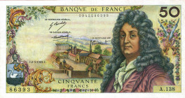 CARTAMONETA ESTERA - FRANCIA - Quinta Repubblica (1959) - 50 Franchi 06/03/1969
qSPL