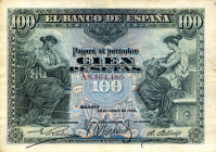 CARTAMONETA ESTERA - SPAGNA - Alfonso XIII (1886-1931) - 100 Pesetas 30/06/1906
BB