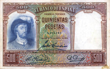 CARTAMONETA ESTERA - SPAGNA - Seconda repubblica spagnola (1931-1939) - 500 Pesetas 25/04/1931 Kr. 84
BB+