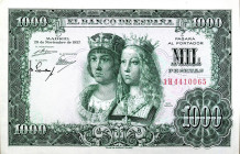 CARTAMONETA ESTERA - SPAGNA - Francesco Franco Caudillo (1939-1975) - 1.000 Pesetas 29/11/1957 (1958) Kr. 149
qFDS